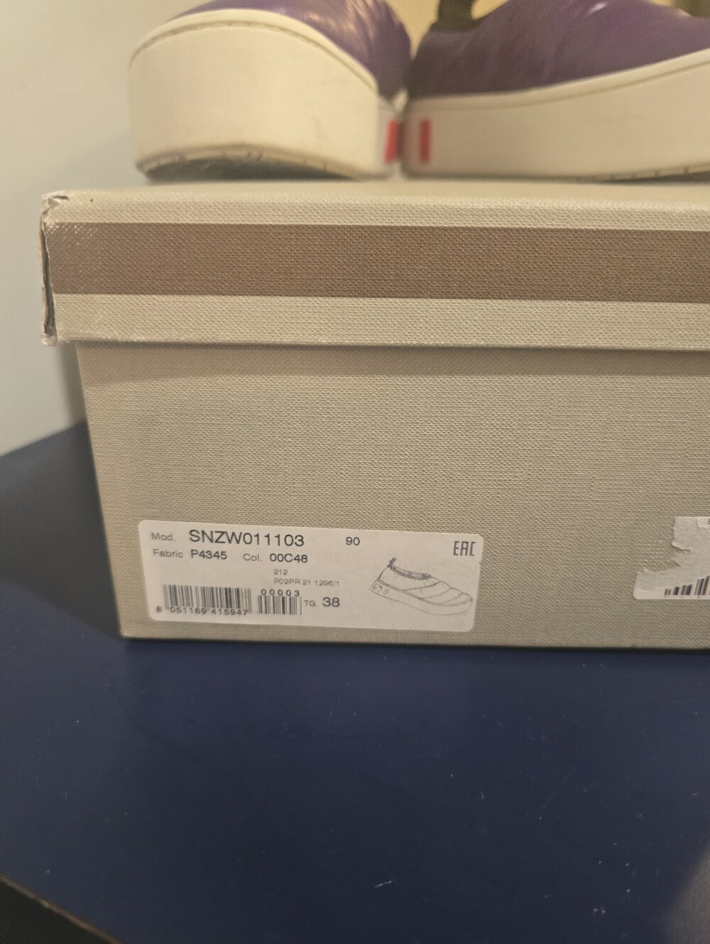 Marni Purple Slip-On Platform Sneakers - Picture 6 of 6